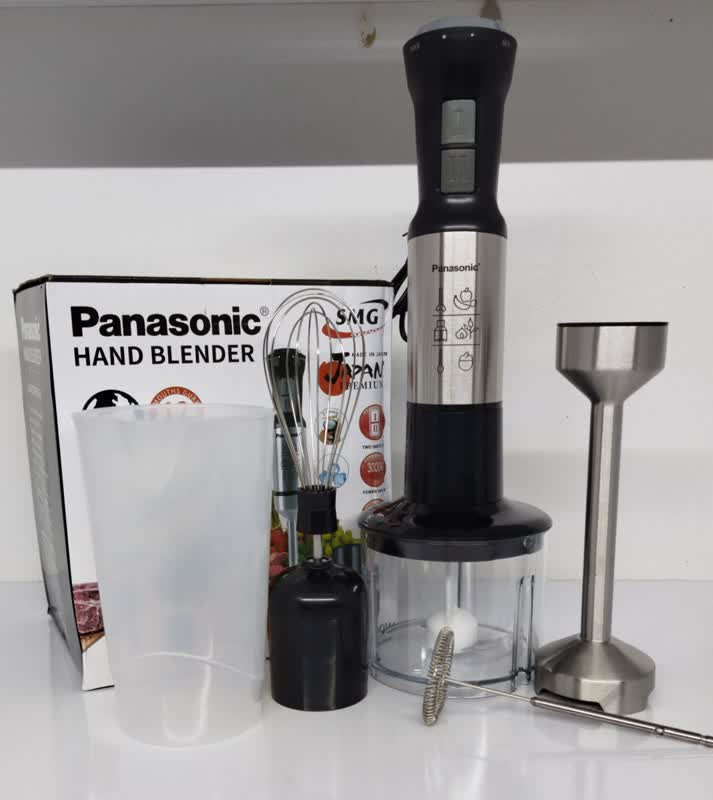 گوشتکوب 5 کاره پاناسونیک تیغ طلایی و یخ شکن مدل NS2005