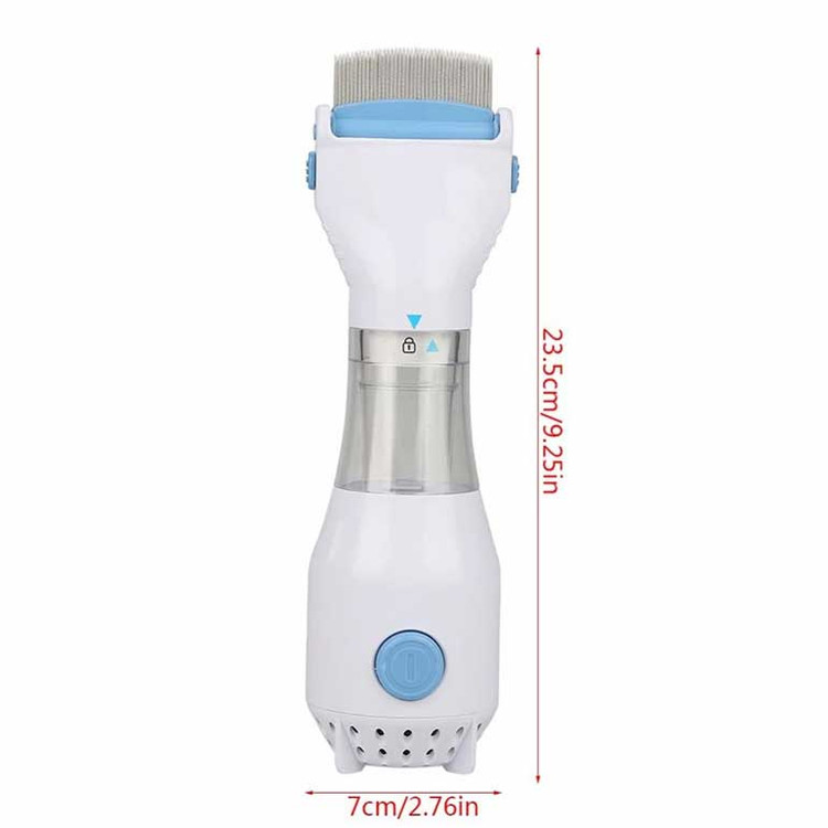 پکیج شانه الکتریکی شپش گیر v-comb همراه با فیلتر