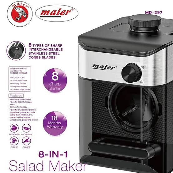 رنده برقی و سالاد ساز برقی مایر مدل MR-297